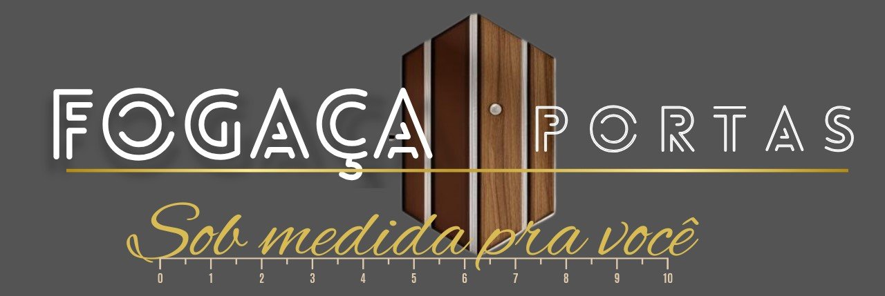 Portas de madeira Fogaça Portas Logo